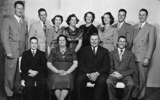 Alma and Hazel Buhler family
