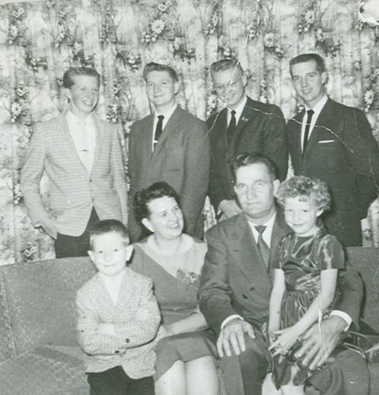DeMar and Marjorie Carroll family
