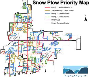 Snow Plow Priority Map