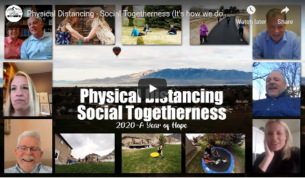 Screenshot of interviewees faces