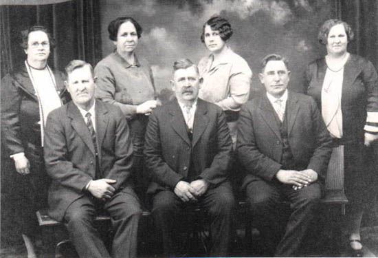 Martin G Miller and siblings, Emma, Margaret, Elma, Lottie, Frank, Martin, Alma