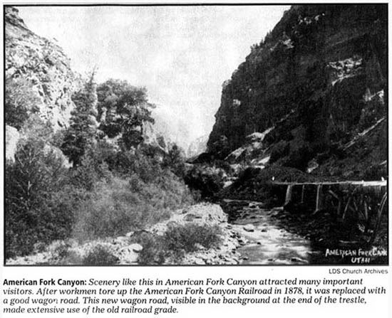 American Fork Canyon about 1878
