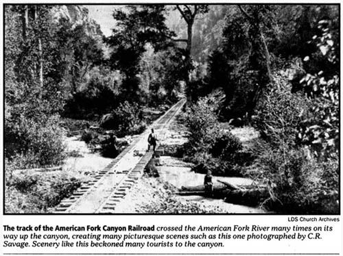 American Fork Canyon Rail Road  Tracks 01