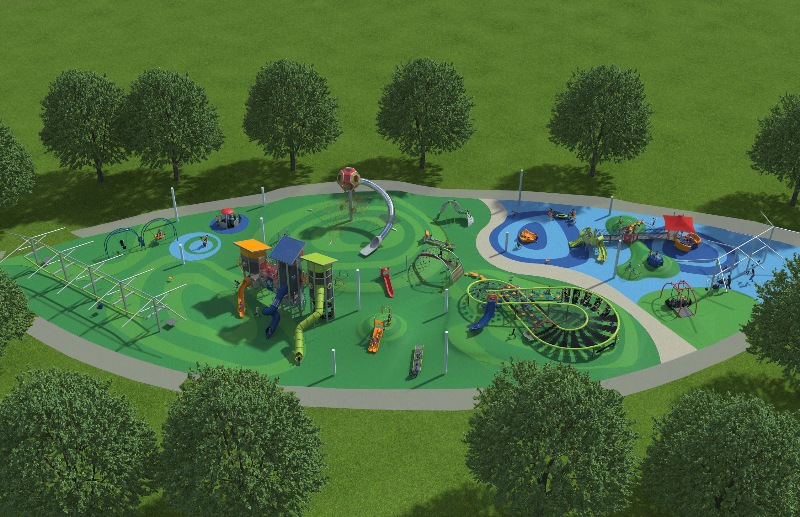 Playground Aerial View